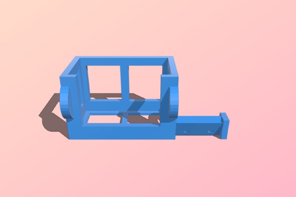 GoPro camera Nema 17 attachment | 3d print model