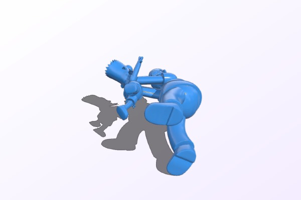 Homer and Bart | 3d print model