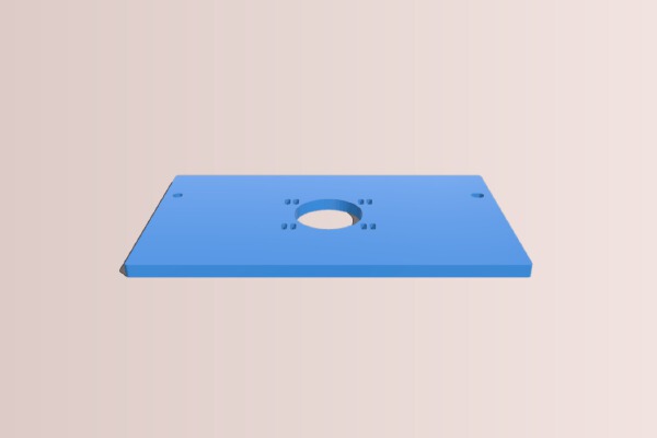 Rostock Max V2 Side Panel w_ Fan | 3d print model