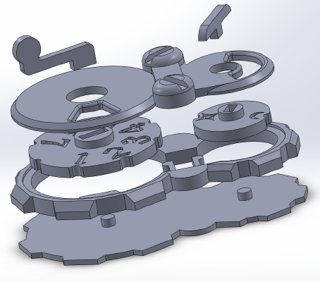 WH40K Turn Counter | 3d print model