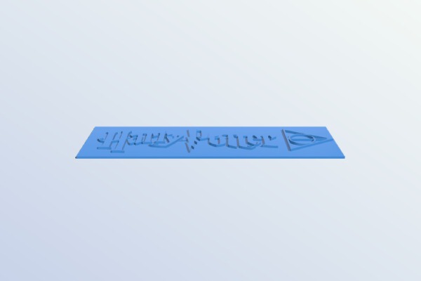 Harry Potter bookmark | 3d print model