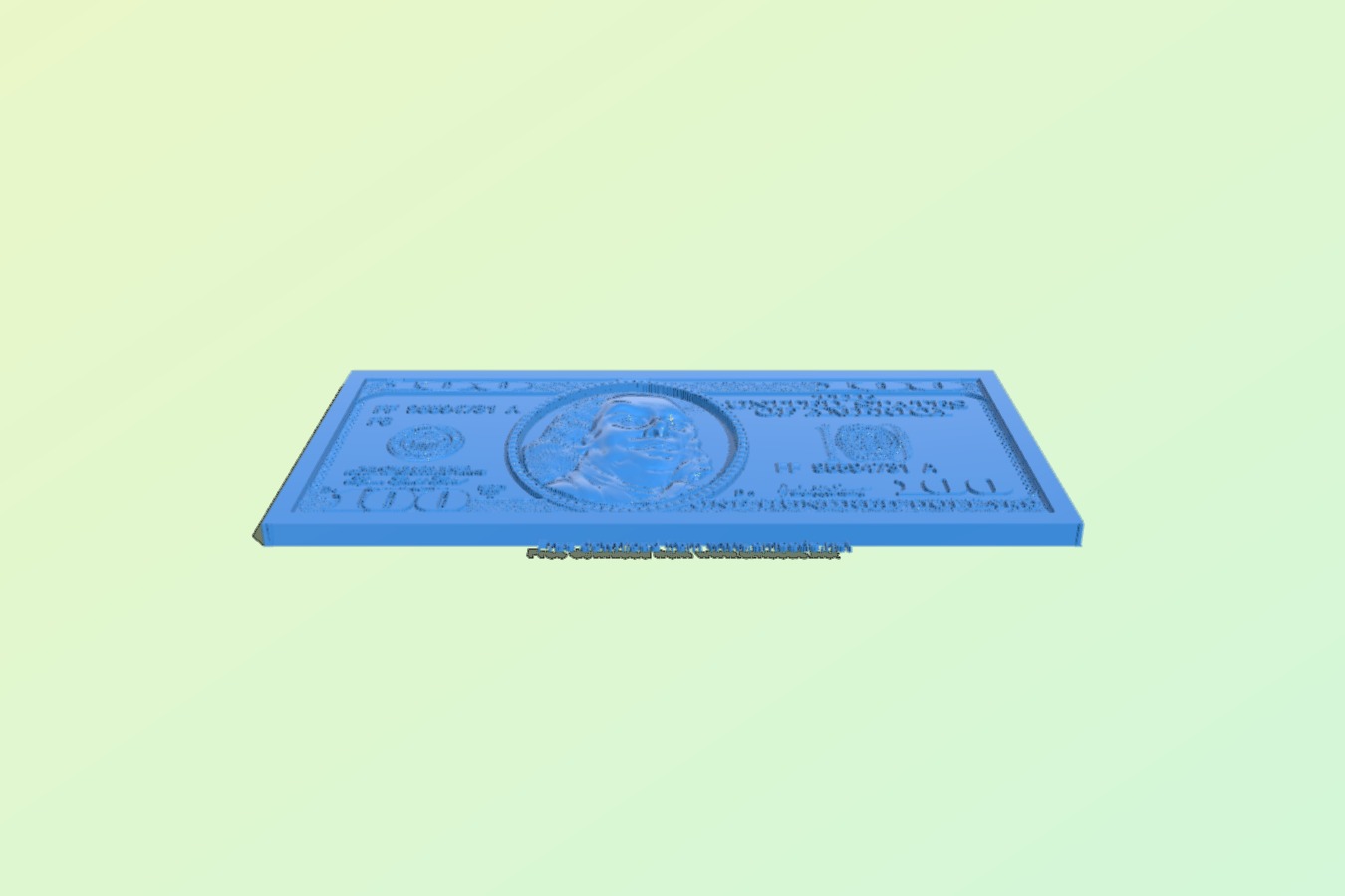 100 US dollar banknote