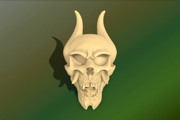 Oni skull | 3d print model