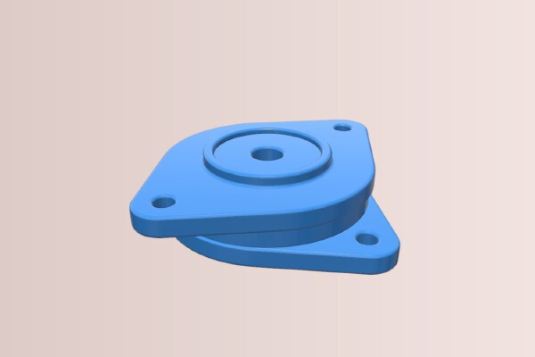 Two-component high efficiency Damper for CR-10 (S) | 3d print model
