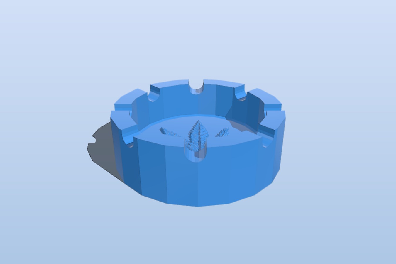 Hash leaf ashtray