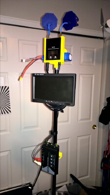FPV Ground Station 16mm Pole Mounts | 3d print model