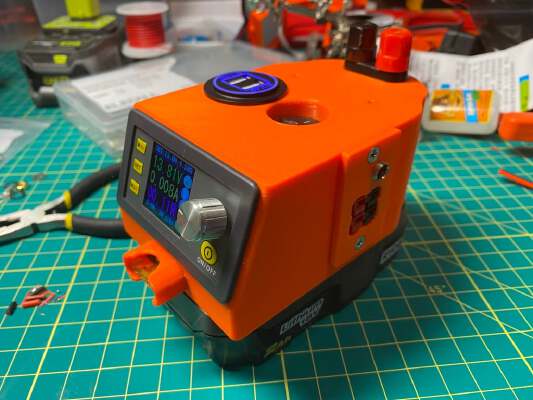 Ryobi One+ Power Supply Remix | 3d print model
