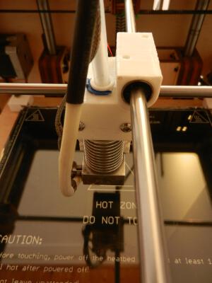 Compact E3D V6 adapter for ultimaker using original bowden tube clamp | 3d print model
