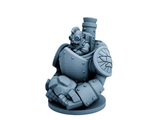 Dwarfclan Stonethrower (18mm scale)