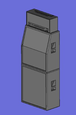 Marshall Full Stack 1:25 scale | 3d print model