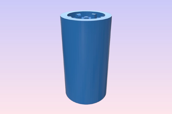 Kylo Ren Lightsaber Plug | 3d print model