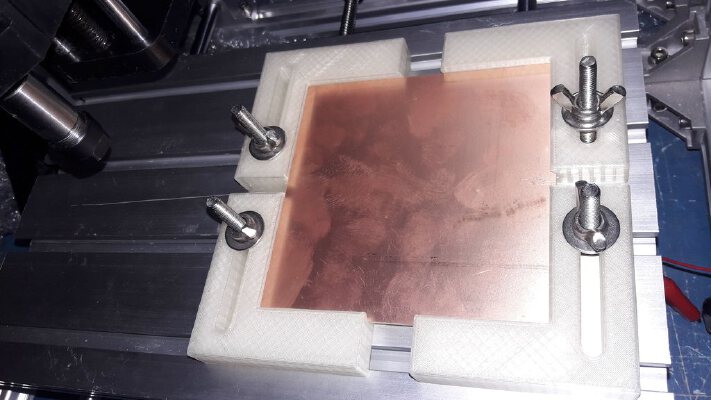 Soporte de PCB para CNC - CNC PCB holder | 3d print model