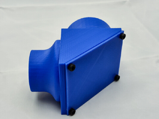 90° Diagonal mirror with 2.5" to 1.25" adaptor | 3d print model