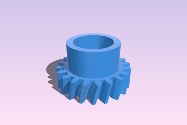 Helical Gear | 3d print model