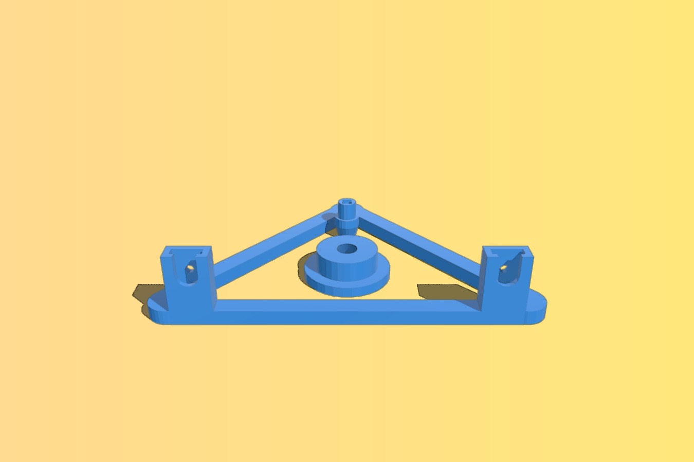 Adjustable width filament spool holder for 2.2 kg (and other) spools