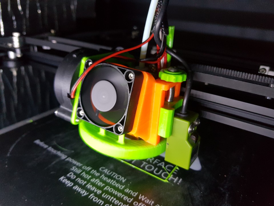 fan duct & sensor mount (for ender-4, cr-10, ender-3)