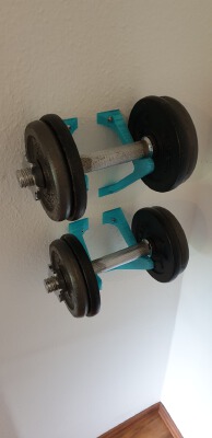 Barbell holder (customizable) | 3d print model