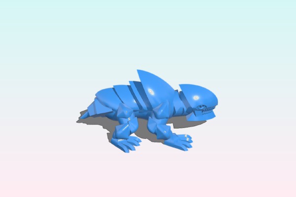 Mechanical Salamander | 3d print model
