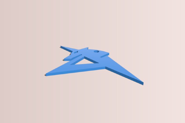 Mobile Suit Gundam Unicorn Keychain | 3d print model