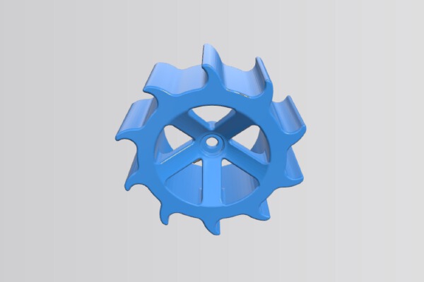 1_10 Scale Traxxas Paddle Wheels 12mm hex | 3d print model