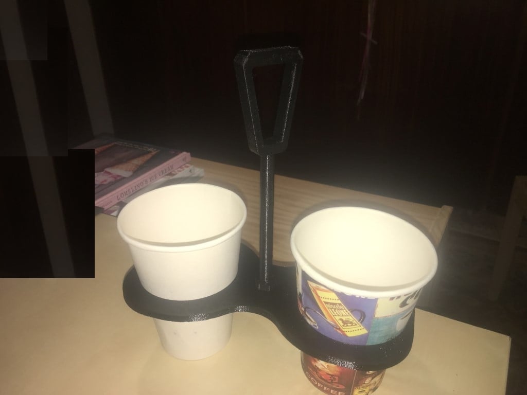 Coffee holder (for scooter or any hook)