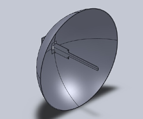 NodeMcu dish antenna | 3d print model
