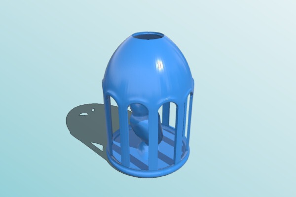 The owl in the cage | 3d print model