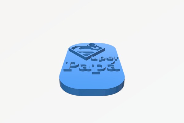 llavero super papa | 3d print model