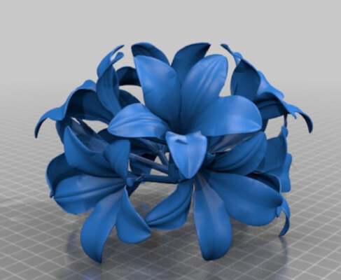 rhododendron flower | 3d print model