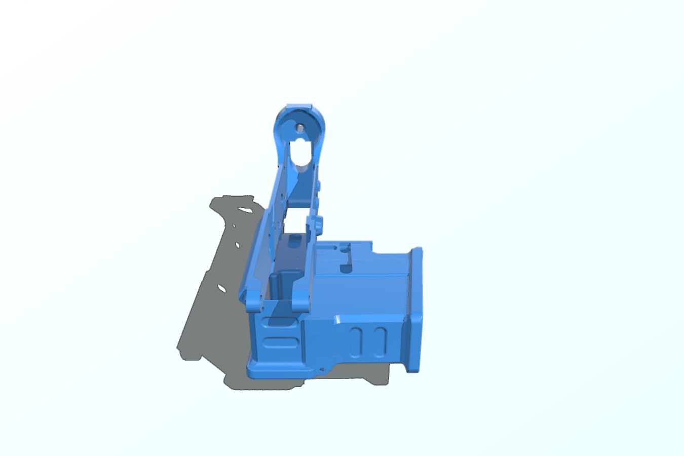 side feeding airsoft m4 frame