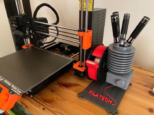 3D Printer Table Organizer and Sellotape Holder | 3d print model
