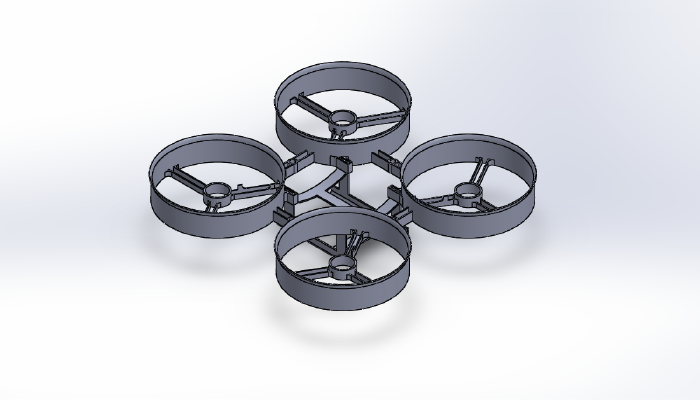 sub 3g tiny whoop frame | 3d print model