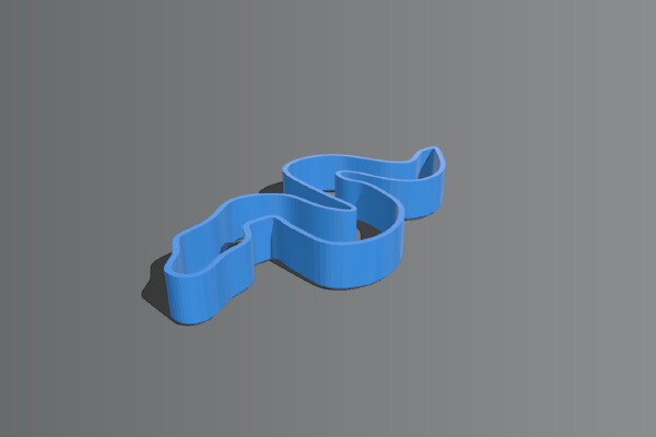 Snake Cookie Cutter | 3d print model