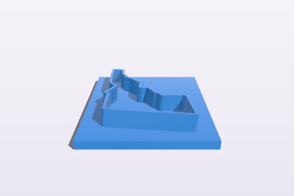 idaho cookie cutter | 3d print model