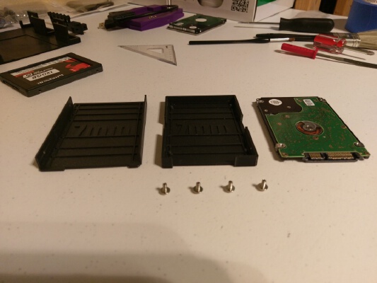 Hard Drive Enclosure V5 (7mm) | 3d print model
