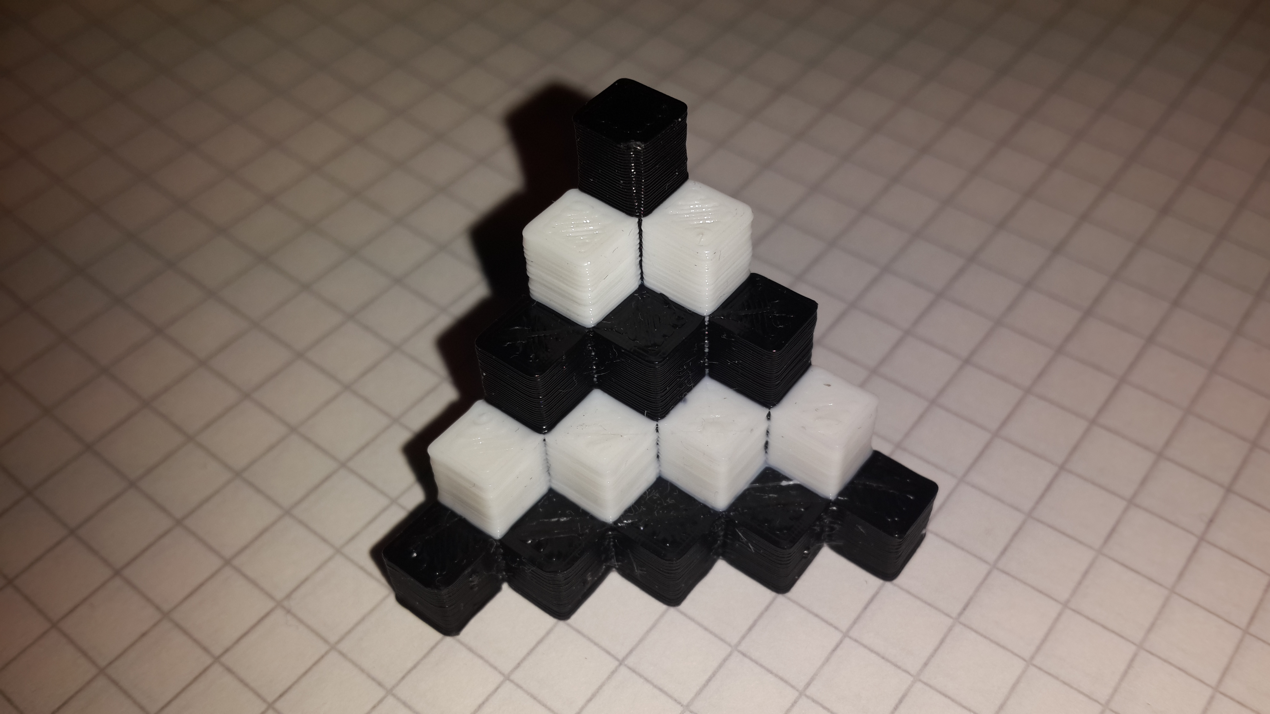 Bicolor Calibration Cube Steps (Customizer)