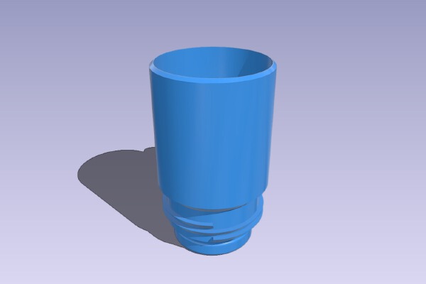 Barrel connection for rainwater | 3d print model