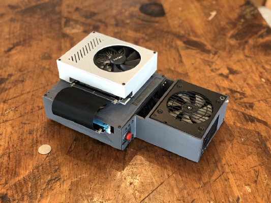 "The Smash Box" Mini-Itx Gaming Case Portable Modular SteamBox | 3d print model