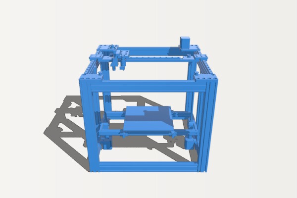 Core XY D-bot cube 3d printer | 3d print model