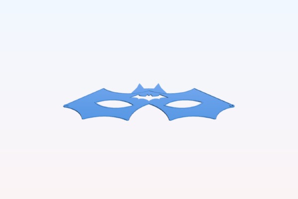 Halloween Bat Mask | 3d print model