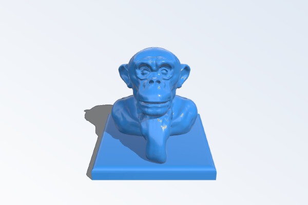 Thinking ape | 3d print model