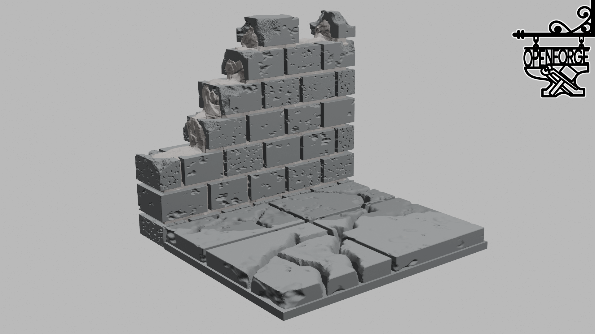 Cut-Stone Ruined Walls