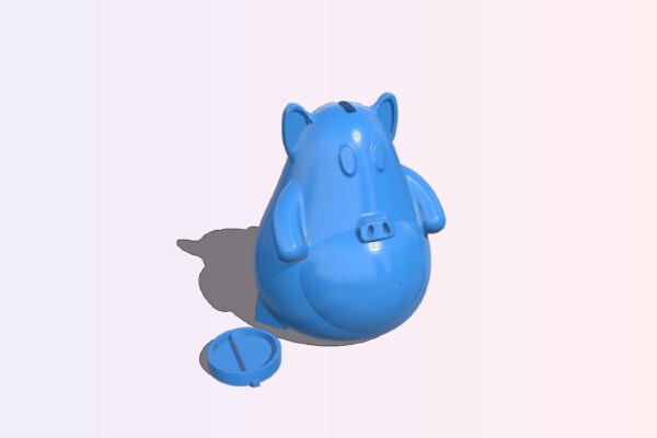 Mr Piggy Bank | 3d print model