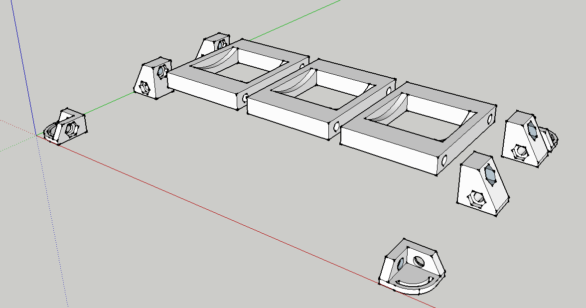 Filament mounting system for Falshforge Dreamer