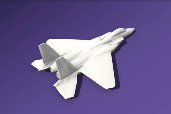 Jet plane F15 | 3d print model