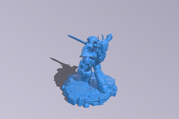 Warrior wearing robot armor | 3d print model