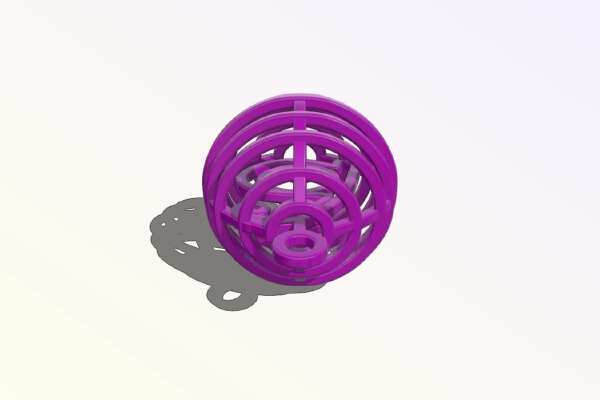 Personalised Sphere Earring | 3d print model