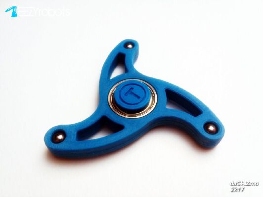 TRI-SPINNER fidget | 3d print model