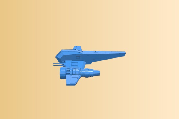 Spaceship (TD-40 Star-Falcon) | 3d print model