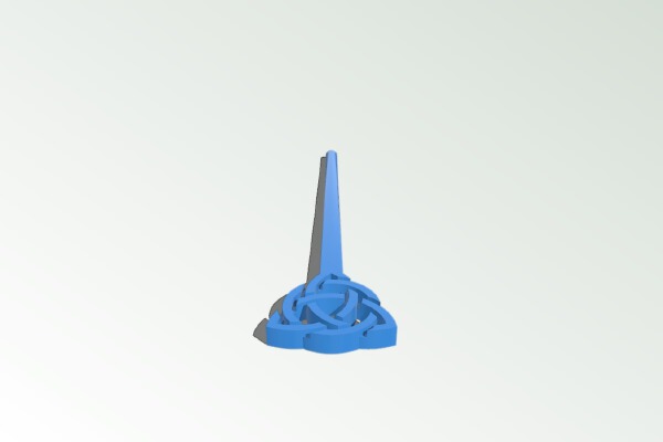 Celtic Knot Hair Pin 4.5" | 3d print model